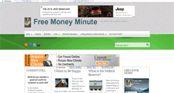 Desktop Screenshot of freemoneyminute.com