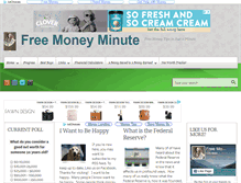 Tablet Screenshot of freemoneyminute.com